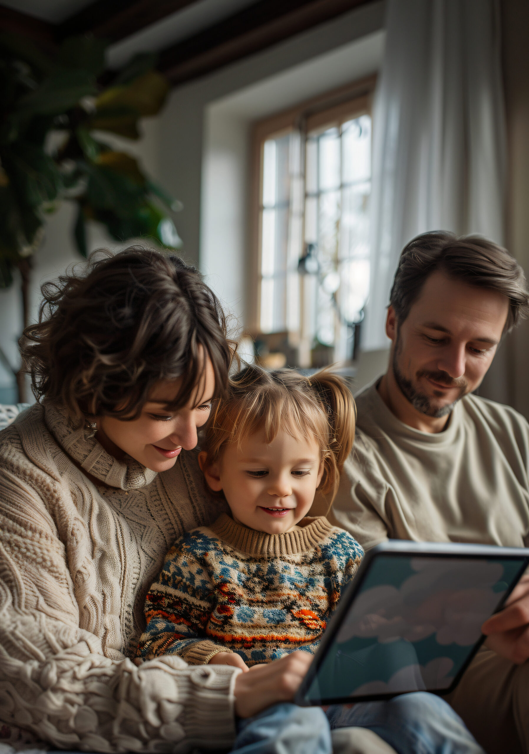 family-creating-digital-content